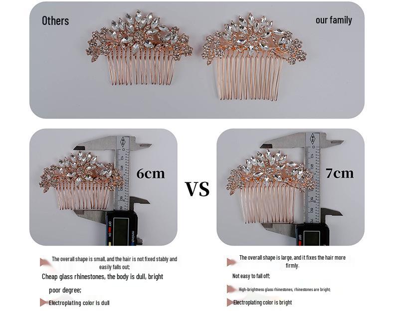 Braut-Perlen-Haarkamm: Elegantes Hochzeits- & Abendaccessoire