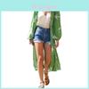 Feitong Moda Donna Floreale Chiffon Kimono Top Vestito Elegante Copricostume Estivo da Spiaggia