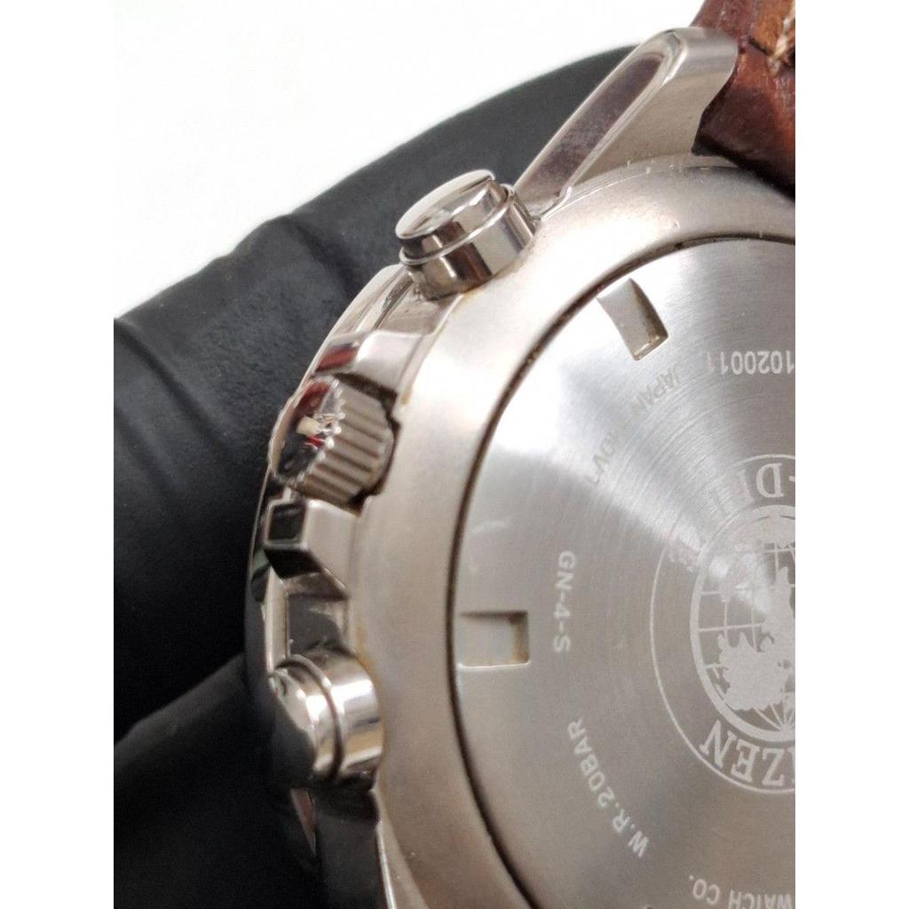 Used [Used Watch] CITIZEN Eco-Drive E820 Solar Watch Chronograph Perpetual Calendar, Working Condition