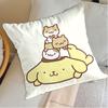 Cushion Cover 50X50 Kawaii P-Pompurin Decorative Pillowcases Home And Decoration Living Room Cushions Sofa Covers Pillow Cases