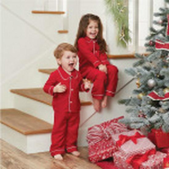 Children's Gold Velvet Pajamas - Autumn/Winter Homewear for Boys and Girls