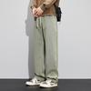 Men S Loose Straight Leg Black Denim Jeans Casual Long Pants