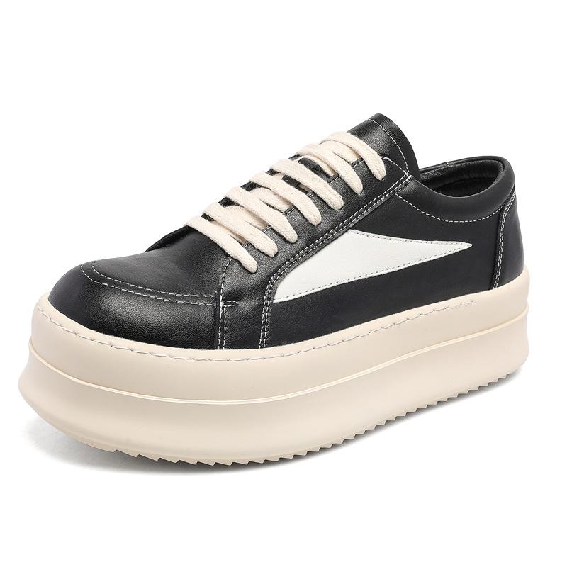 Neues Nischen-Design Dunkle verdickte Sport High-Street-Style Niedrige Plateauschuhe Trendige Schuhe