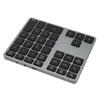 Wireless Number Pad 35 Keys Scissor Switch BT5.0 Aluminium Alloy Case Numeric Keypad for Desktop Laptop Tablet