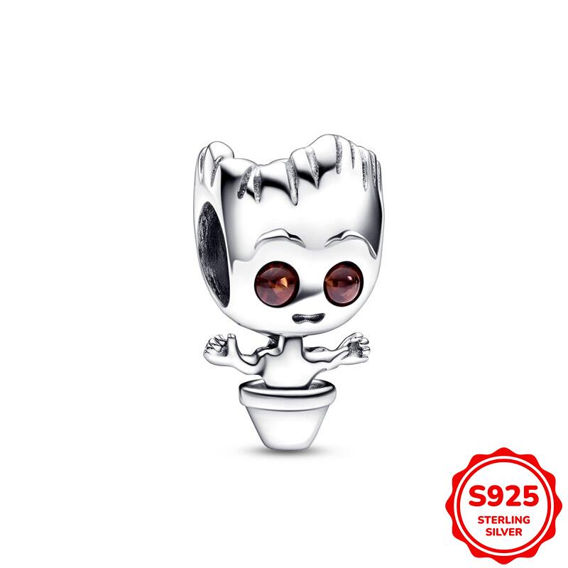 Marvel Spider-Man Und Captain Americas Schild Anhänger Charm Perle Passend für 3mm Armband Halskette Damen Anhänger Luxus DIY Schmuck Geschenk