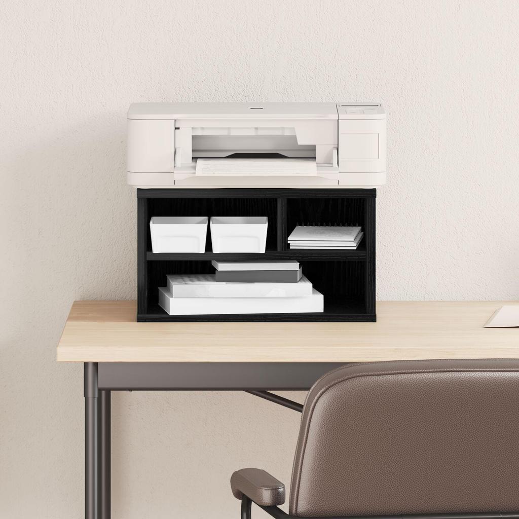Desktop Printer Storage Rack, Open Storage System for Cosmetics, Stationery & Household Items, Multifunctional Desktop Storage System, 40x32x22.5cm