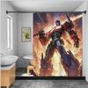 Shower Curtain Waterproof Polyester Fabric Paint Colorful Bath Curtains Transformers Autobot Home Bathroom Decor With Hook