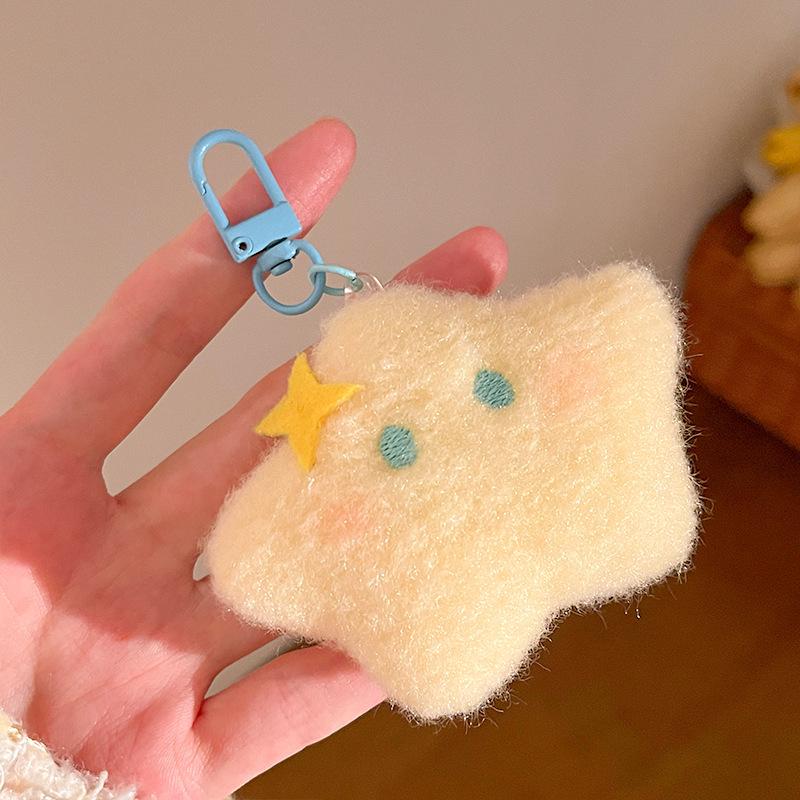 Adorable Moon Doll Star Bag Plush Keychain Ornament