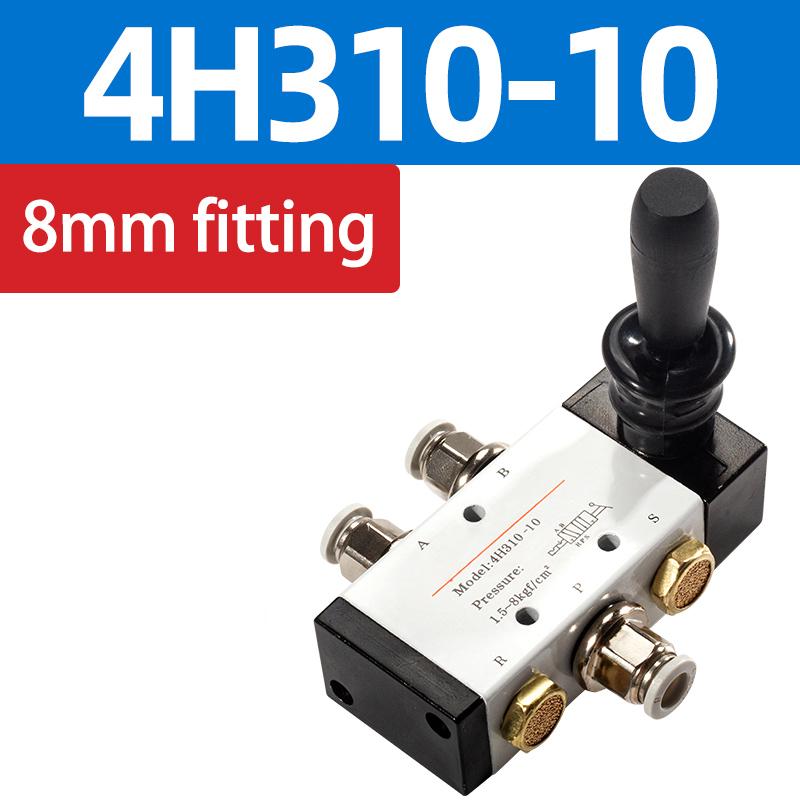 5/2 Way Pneumatic Air Hand Lever Operated Valve Manual Control 2 Position 3 5Port Push-Pull 4H210-08 4H310-10 4H410-15