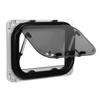 RV Push Out Window 500mm 350mm with Screen Sunshade Acrylic Glass 75° Opening Angle Anti UV for Trai
