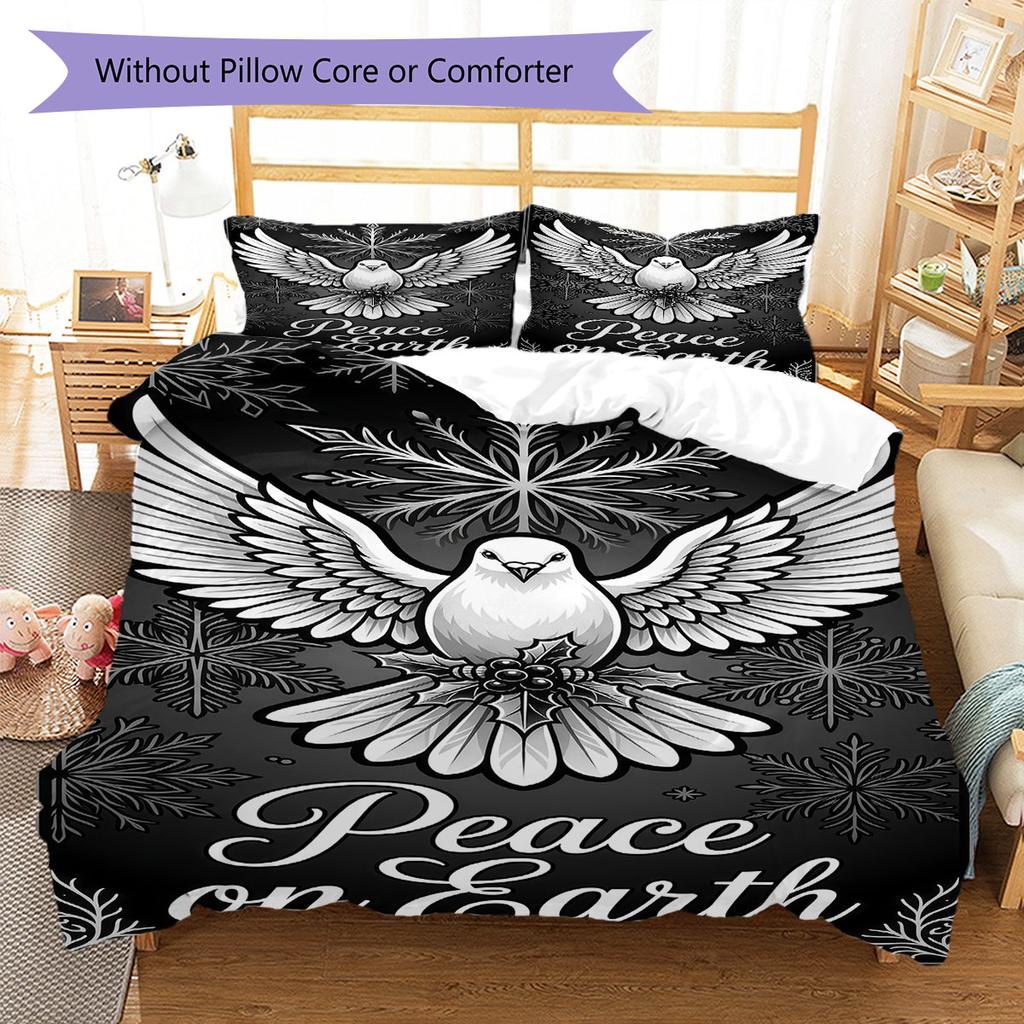 Pure Comfort Bedding Quilt Set Quilt Cover Pillowcase Home Decoration Birthday Gift (1 * duvet cover + 2 * pillowcase, without core)