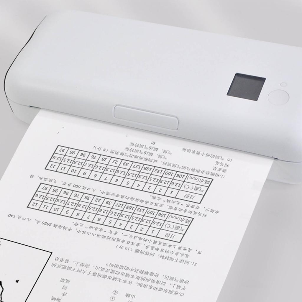 1 Roll 50 Sheets A4 Thermal Printer Paper 210x297mm Anti Fading Inkless Printing Paper for School Office