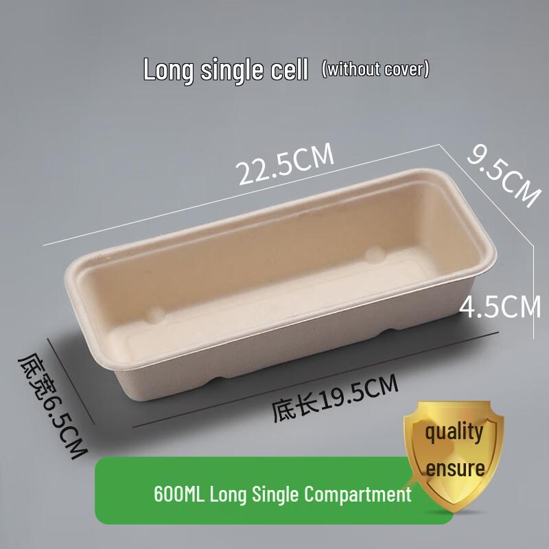 Alliance Biodegradable 4-Compartment Meal Box