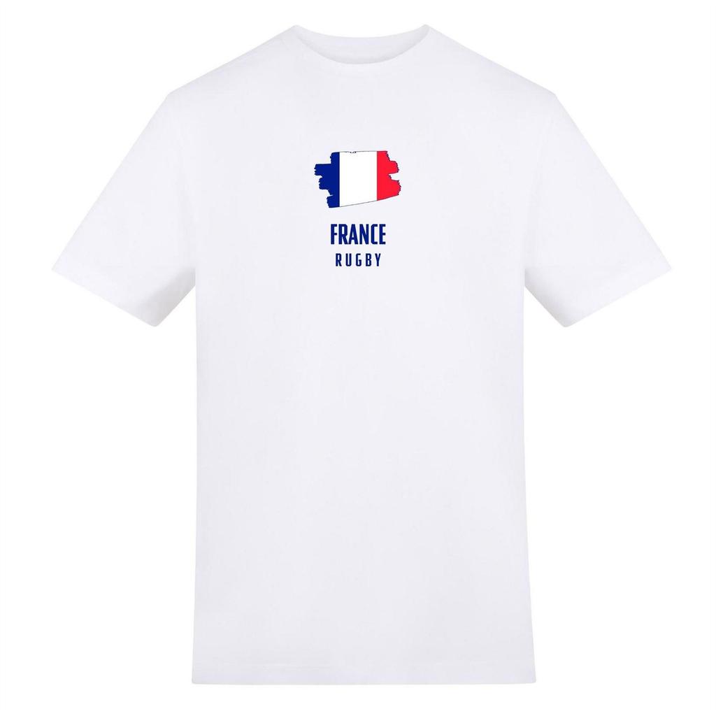 AWD Unisex Adult France Rugby T-Shirt