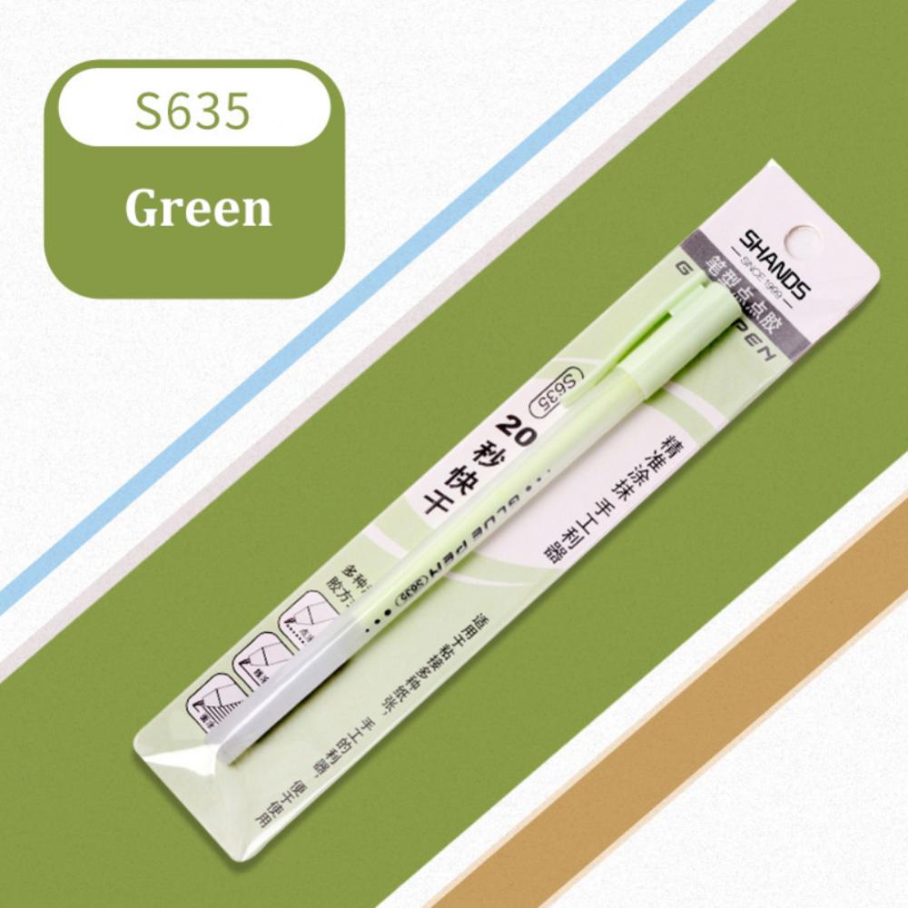 

Твердый клей-карандаш Клей устойчив, не размазывается, не касается руки Стильные портативные канцелярские принадлежности Офисные принадлежности Клей Клей зелёный