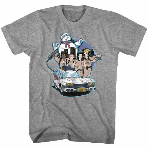 Ghostbusters Cartoon Squad Goals Men s T-Shirt Marshmallow Man OFFICIAL TV Merch - Men s Summer Cotton Graphic Tee S разноцветный