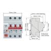3P Smart Circuit Breaker WIFI   Remote Control Leakage     AC 400V