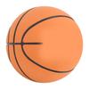 Basketball Toy Stress Relief High Elasticity Portable Rubber Play Ball for Pet Interaction Desktop Ornament Brown