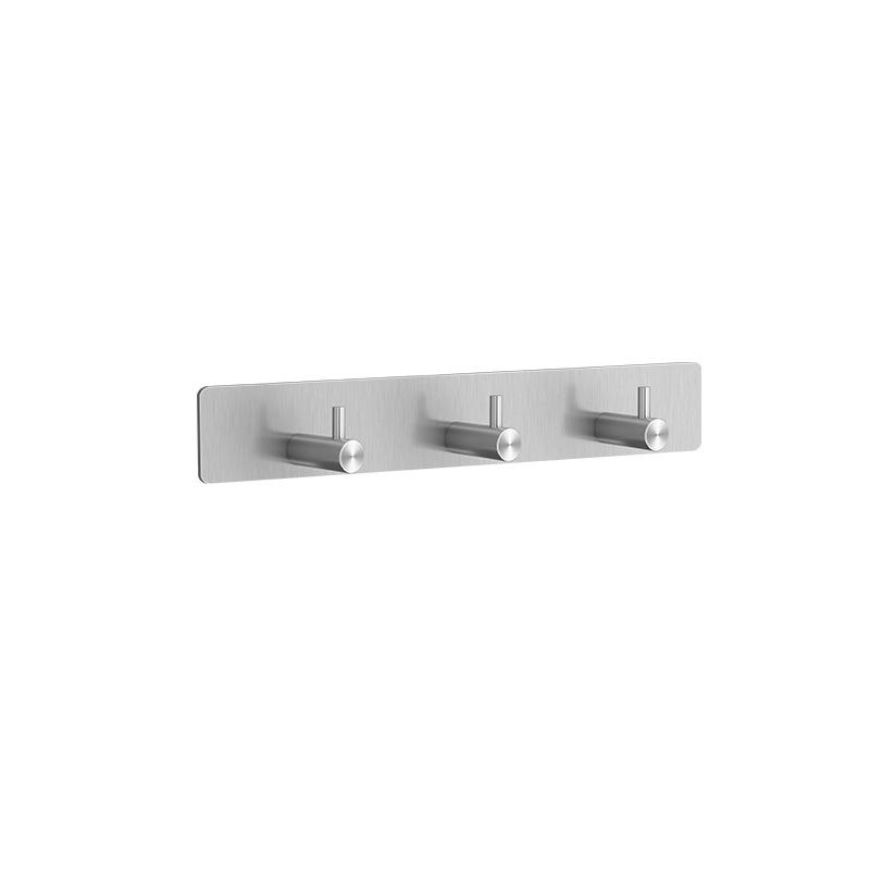 Self-Adhesive Stainless Steel Multi-Purpose Hook for Clothes, Hats, Towels - No-Drill Installation for Kitchen, Bathroom, Balcony