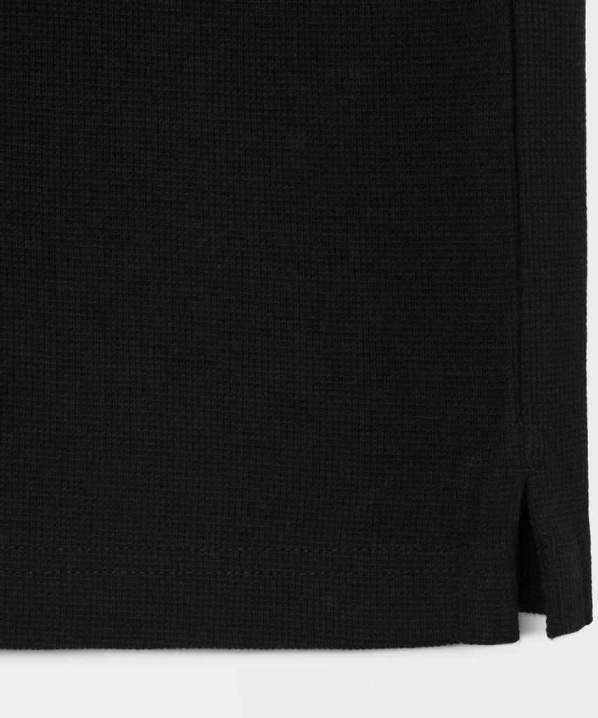 LACOSTE Men'S Henley Neck Waffle Short Sleeve T-Shirt Th104E-56G 031