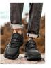 Men's Non-Slip Hiking Shoes: Wear-Resistant, Travel-Ready, Autumn/Winter, Height-Boosting, Ideal for Middle-Aged Travelers.