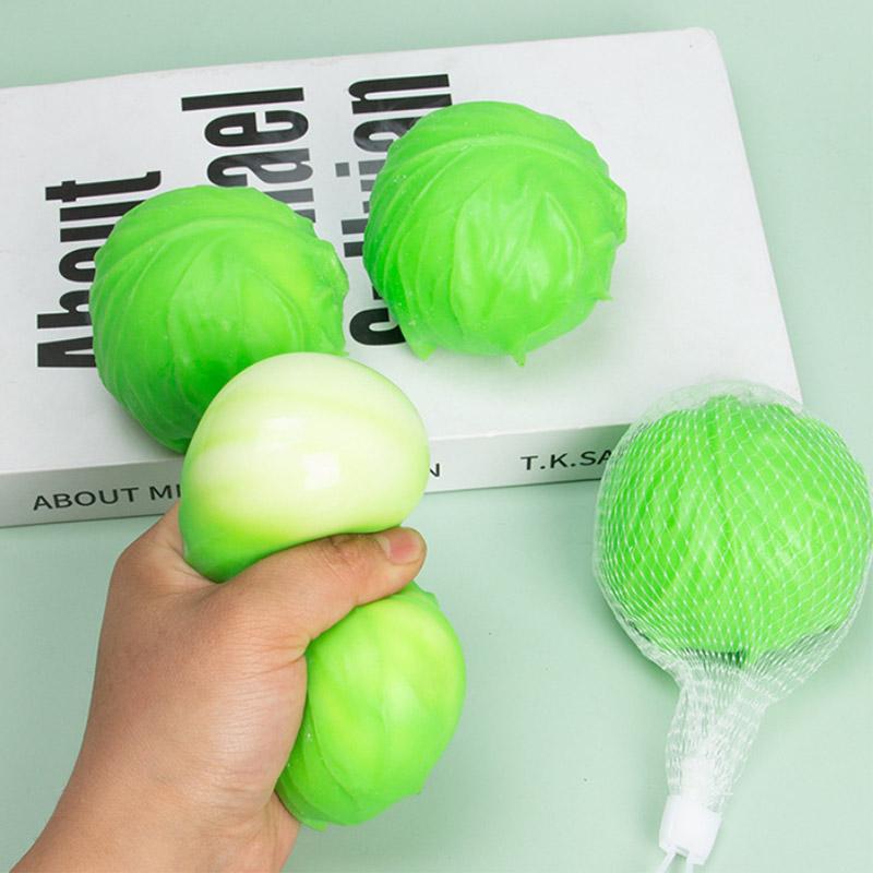 New Simulated Vegetable Shaped Decompression Toy Prank Gift Made Of Pvc Material Comfortable To Touch Regulating Emotions