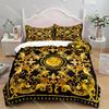 Řetězy Barokní Vzor Bohémská Ložní Souprava Malá Jednolůžková Twin Dvoulůžková Queen King Size Sada Ložního Prádla pro Dospělé Děti Povlak na Přikrývku