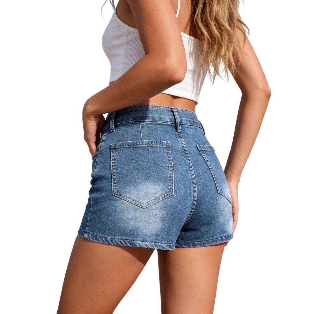Gonna di Jeans da Donna Casual Mini Gonna di Jean Vita Bassa Y2K Gonna di Jean Elasticizzata con Tasche Chiusura con Zip Base Mini Gonna di Jean
