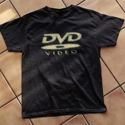 2026 New DVD  Tshirt 2026 DVD and Video Letter Prints Retro Summer Mens 100  Cotton Soft and Breathable Shortsleeved DVD