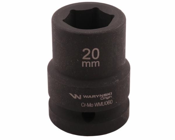 Hexagonal Impact Socket 3/4". 20 Mm. Crmo. Din 3129. Waryński