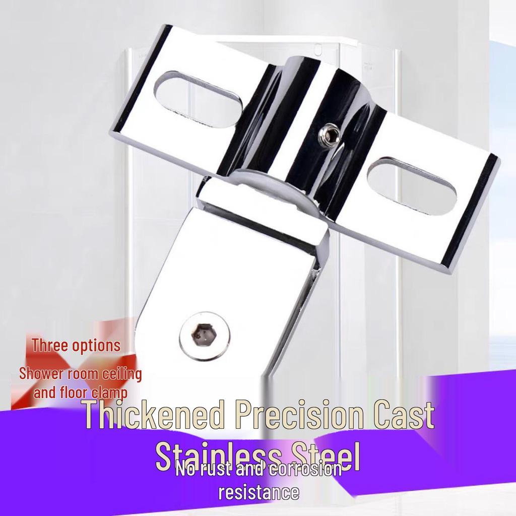 Edelstahl Glasduschtür Clips & Scharniere - Obere/Untere Wellen & Deckenhohe Zubehörteile
