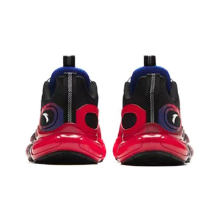 Anta Kids Low-Top Running Shoes Kids Sneakers Black Red 312415507-2