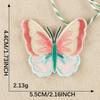 Embroidery label self-adhesive patch cartoon butterfly hand account DIY shoes and hats accessories, national style embroidery cloth sticker