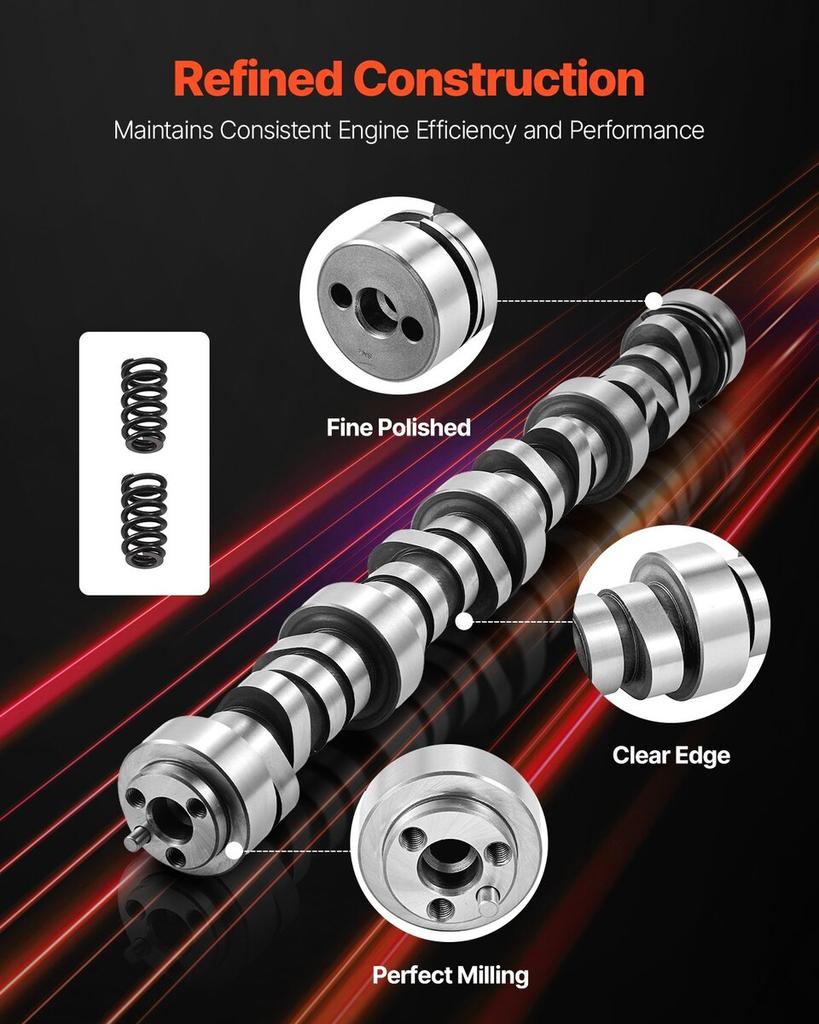 Camshaft Kit with Springs & Valve Seals 1999-2013 GM Gen3/4 Norris Trucks