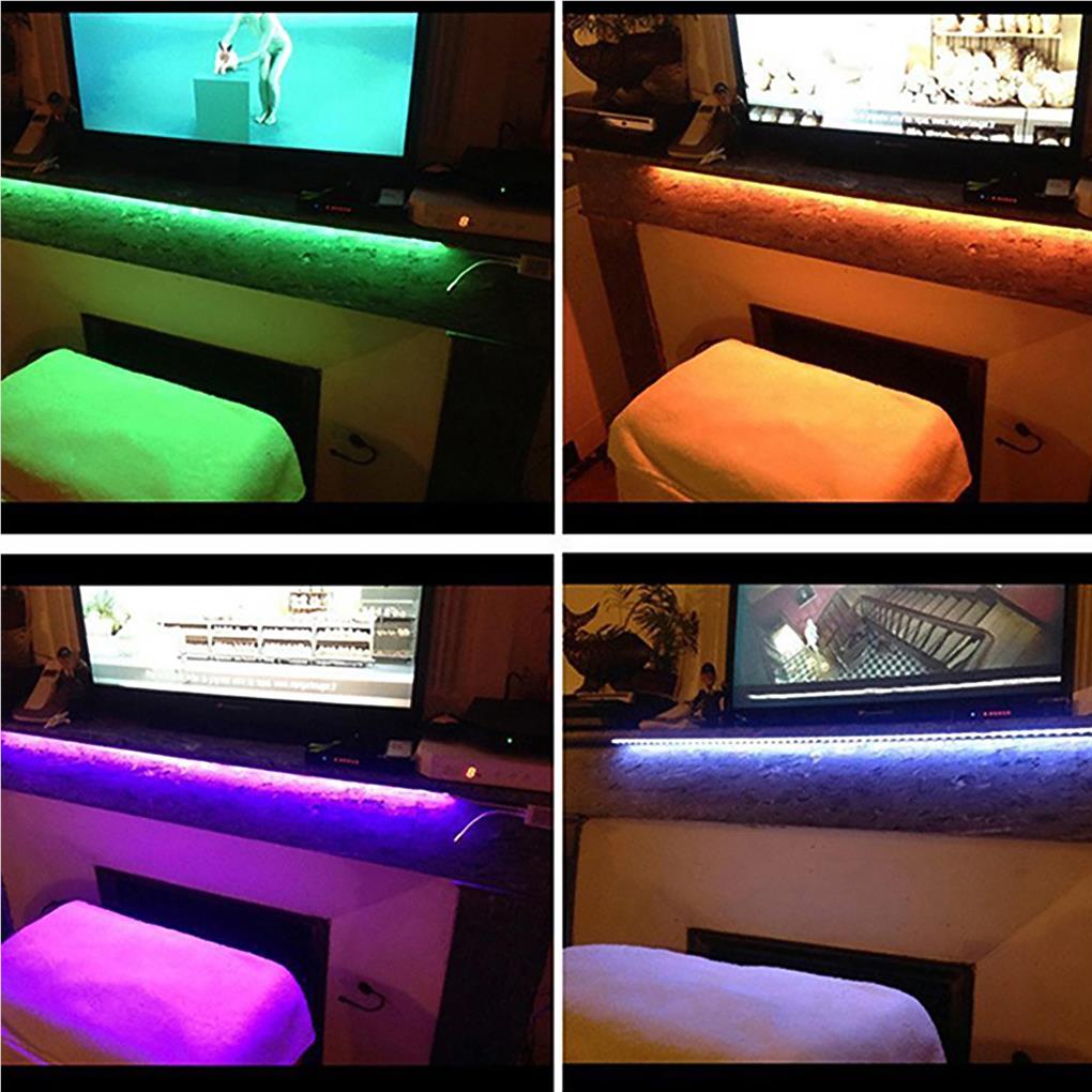 Light Strip Universal Backlit Adornment Rope Lamps Decoration Indoor Luminous Adorn 5V USB LED Lamp with Controller for Home