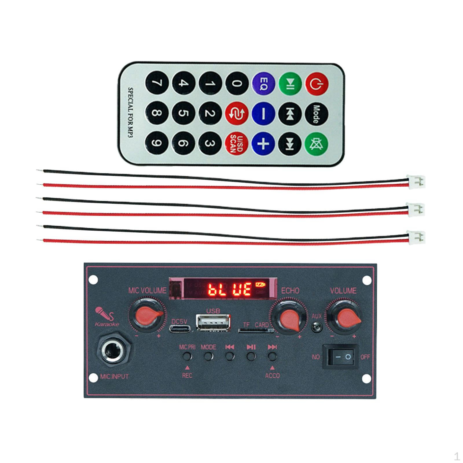 

Decoding Board MP3 Audio Module,Lossless Lightweight 5.0 Color Screen Display with Remote
