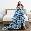 Eye Pattern Plush Blanket Children  Flannel Throw Blanket For Couch Bed Warm ized Quality Bedspread Birthday Present