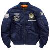Men's New Outdoor Casual Stand Collar Aviator Men's Jacket Loose Embroidered Jacket for Men