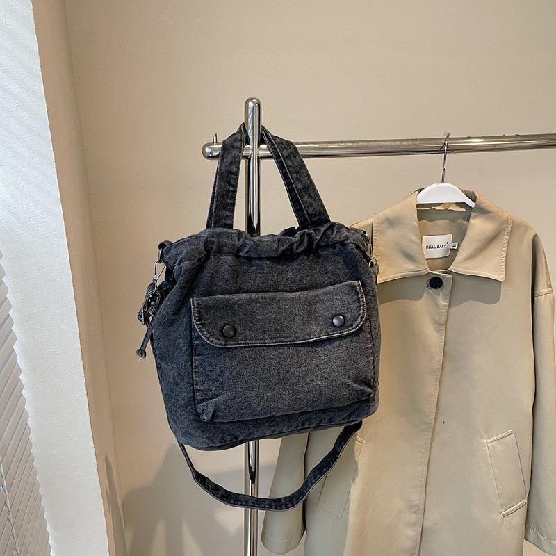 

Large Capacity Denim Canvas Single Shoulder Crossbody Bag Casual Fashion Handbag