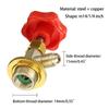 SAE Auto AC Can Tap Valve Bottle Opener R134a M14 / 1/4 Inch Leak-proof Switches Tool For Car Air Conditioning Refrigerant Open
