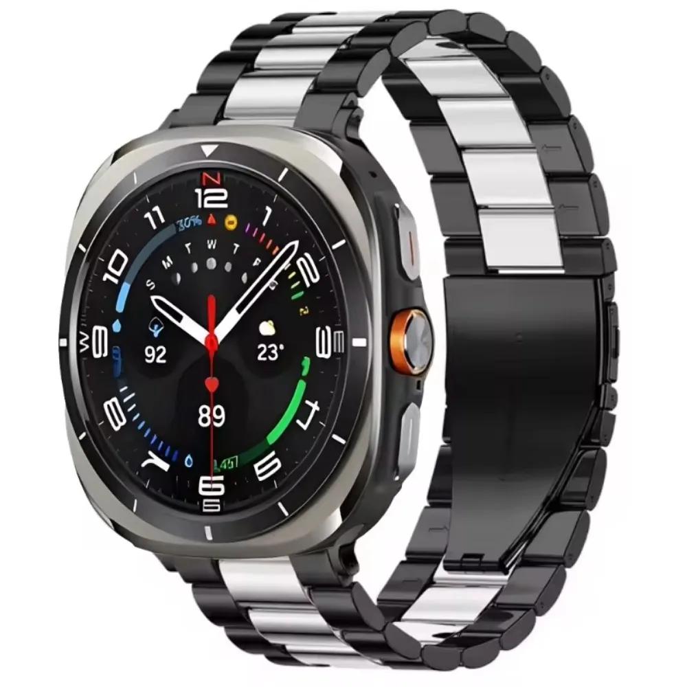 Strap for Samsung Galaxy Watch 8-7 Ultra 47mm Metal Stainless Steel Bracelet Watchband For Galaxy Watch 8-8 Classic 40/44mm 46mm