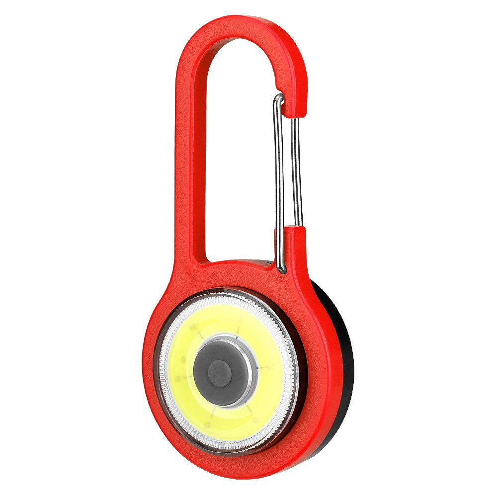 Portable Led Flashlight Carabiner Lamp Keychain Light Emergency Outdoor Camping Tent Lamp Pocket Backpack Lights Without Battery