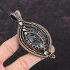 Larvikite Pendant Copper Wire Wrapped Pendant Handmade Jewelry Natural Gemstone Pendant Larvikite Copper Jewelry Gift For Him Dainty Pendant