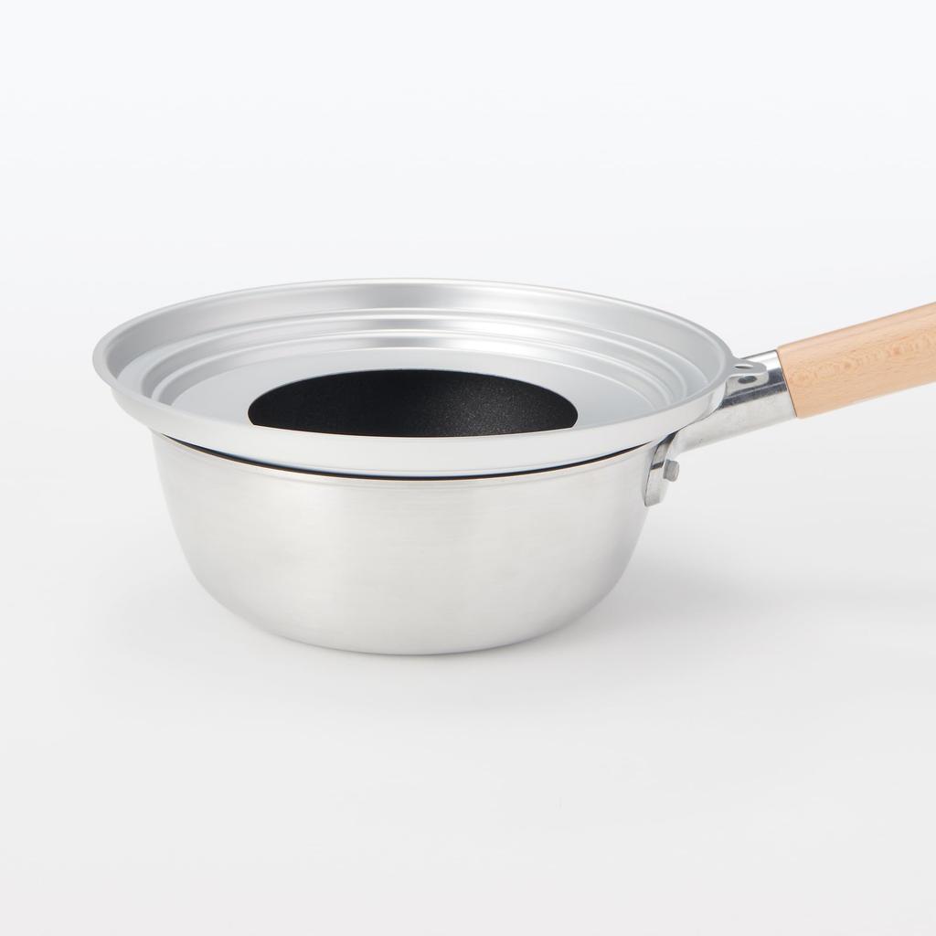 MUJI Aluminum Steamer Compatible with Diameter Frying 84376535 Stand/Support, 20-24cm Pans,