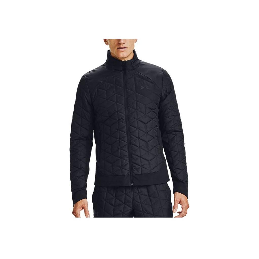 Under Armour ColdGear Reactor Hybrid Zip-Up Running Jacket Men Jackets Black 1355803-001