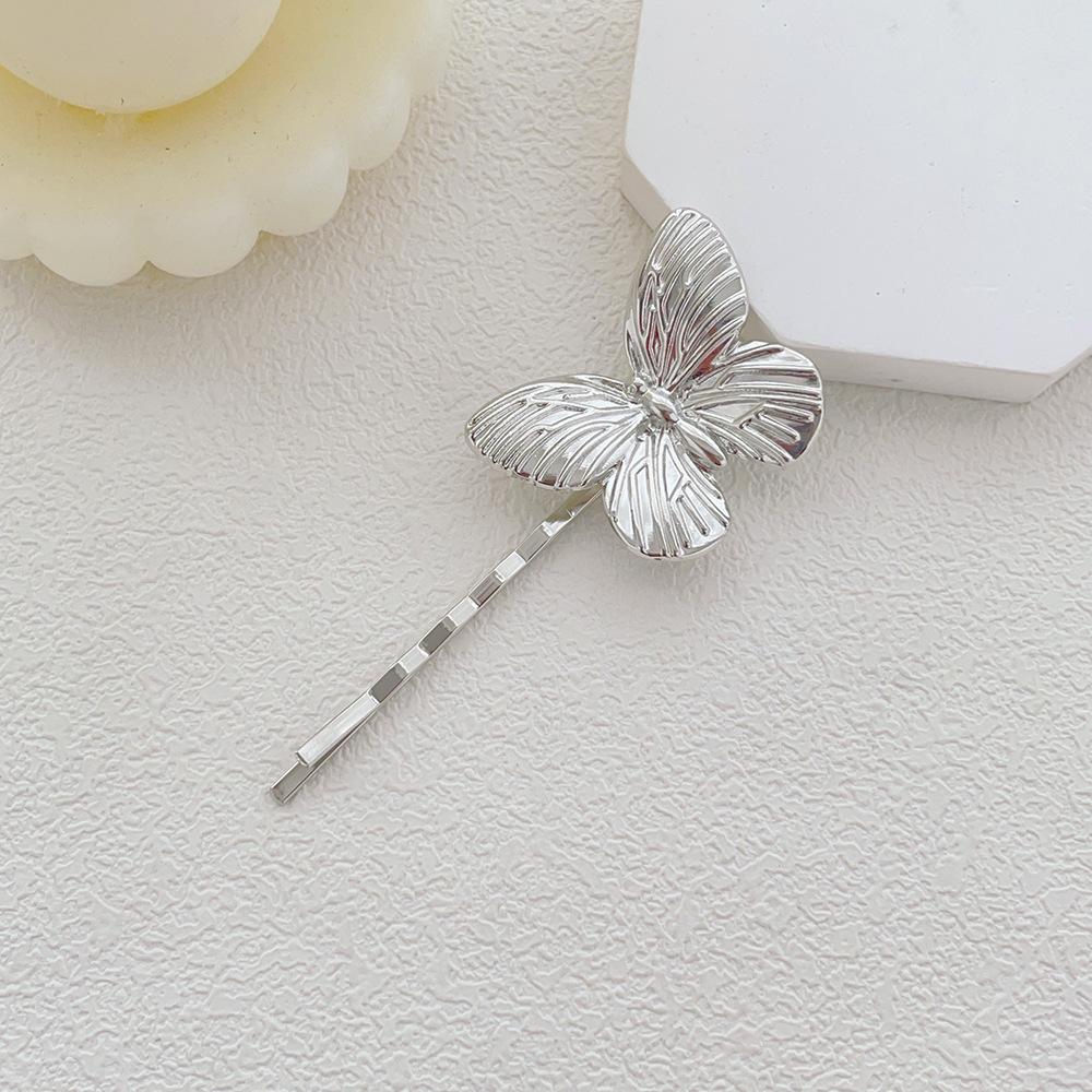 Fashion Butterfly Hair Clip Pins Metal Bridal Hairpin for Women Hair Barrettes Luxury Hair Bangs Clip Wedding Hair Accessories