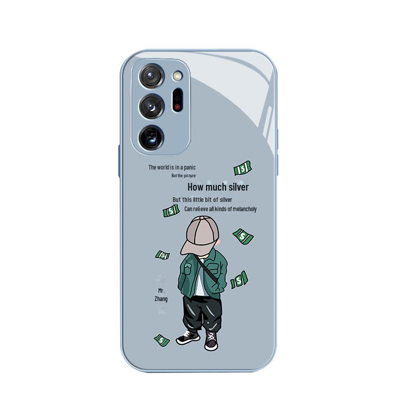 Samsung Note10Plus Biye Girl & A12 Boy A13 Liquid Pro Personality Case Kit - Hundred Family Names.
