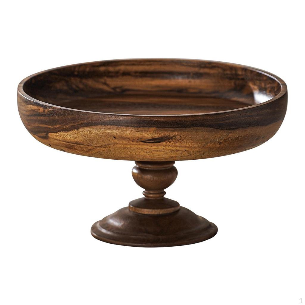 Decorative Fruit Basket, Bowl with Foot, Serving Platter, Vegetable Holder for Kitchen Counter,