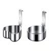 2pcs Stainless Steel Egg Poacher with Hook Poached Egg Mold Kitchen Gadgets Boiled Egg Mold  Hotpot