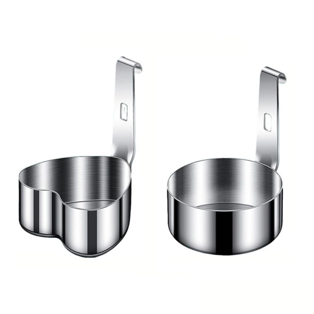 2pcs Stainless Steel Egg Poacher with Hook Poached Egg Mold Kitchen Gadgets Boiled Egg Mold  Hotpot